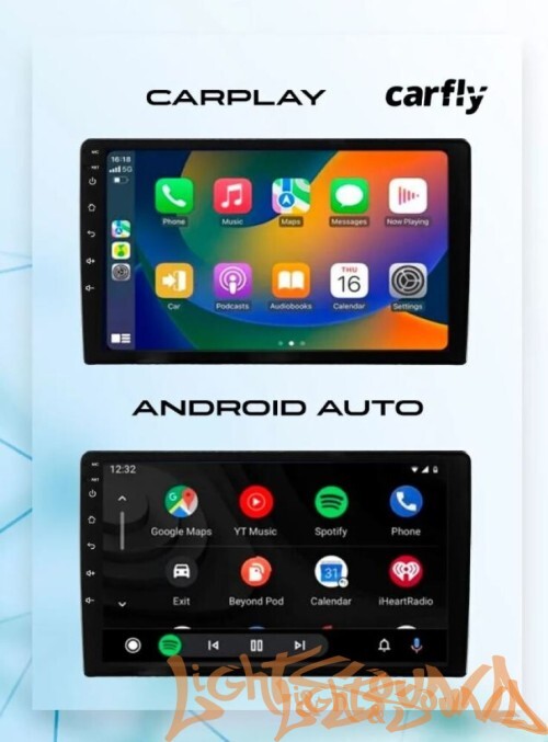 Carfly M400L, память 4/64гб 9 дюймов