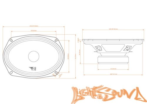 DL Audio Gryphon Pro 69 Midbass низкочастотные динамики (комплект)