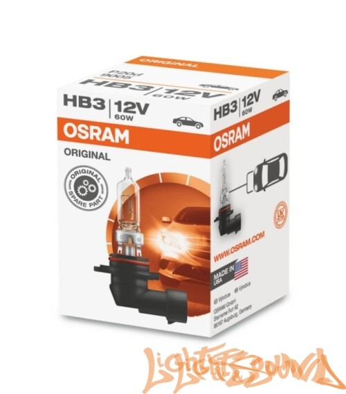 Osram Original Line HB3 (9005) 12V, 60W Галогенная лампа (1шт)