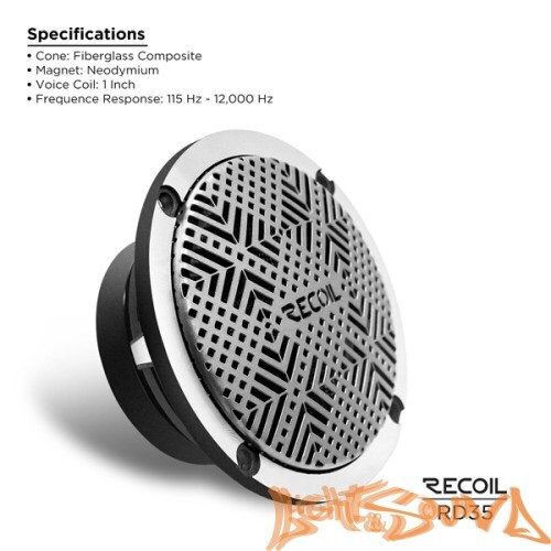 Recoil RD35 3.5" (9 см) среднечастотные динамики (комплект)