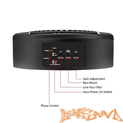 Recoil SL1708 активный сабвуфер под сиденье 8"(20см)