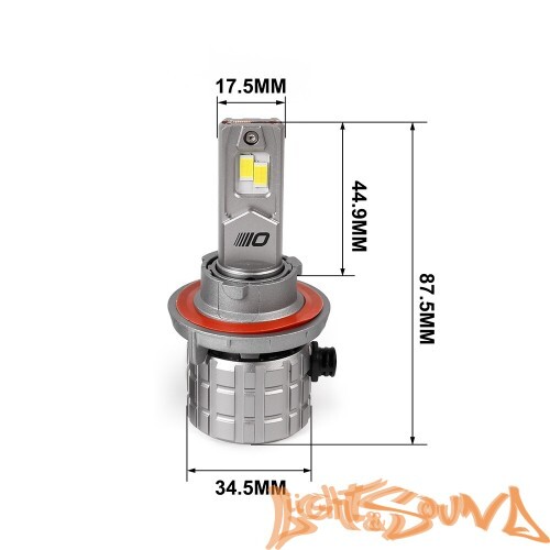 Optima Premium LED ПРОСПЕКТ H13, 80W, 12-24V, 5000K, 8000Lm (2шт)