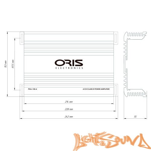 Oris Electronics PHA-4.150 Усилитель мощности 4-хканальный