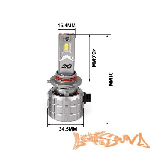 Optima Premium LED ПРОСПЕКТ H10, 80W, 12-24V, 5000K, 8000Lm (2шт)