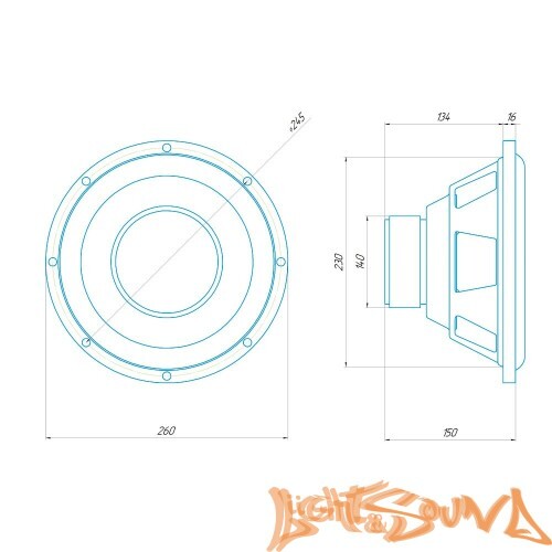 Oris Electronics EL-10 Сабвуфер