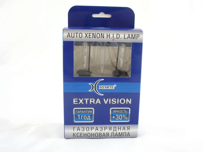 Ксеноновая лампа Xenite H1 5000 K EXTRA VISION (Яркость + 30%)