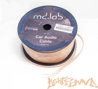 MD.Lab MDC-ESP14 Кабель акустический прозрачный 2,1мм2, 14GA, 100м в катушке