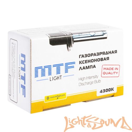 Ксеноновая лампа MTF HB4 9006 4300 K, 1шт