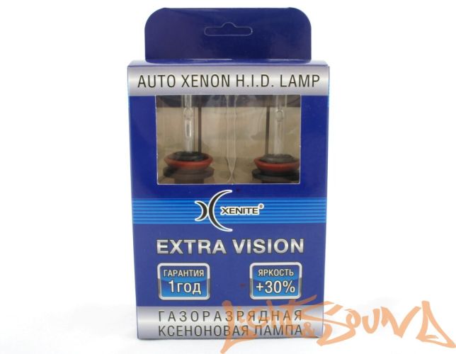 Ксеноновая лампа Xenite H11 4300 K EXTRA VISION (Яркость + 30 %)