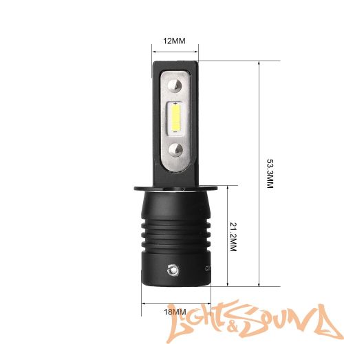 Светодиод головного света Optima LED QVANT H3, 12-24V (2шт)