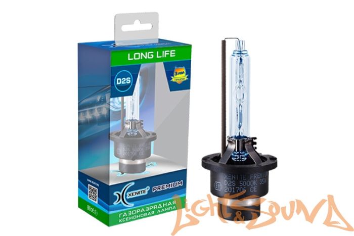 Ксеноновая лампа Xenite Long life Premium D2S 5000 K