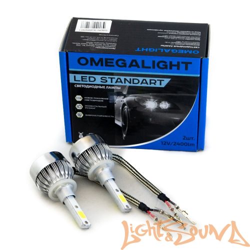 Светодиод головного света Omegalight LED Standart H27 (880) 2400 lm (2 шт.)