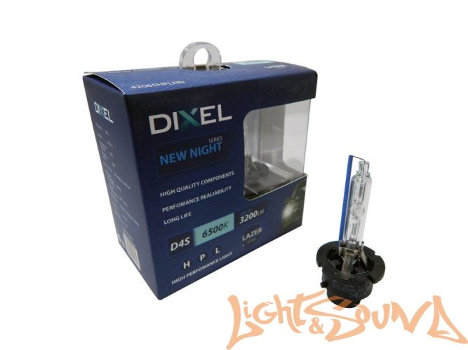 Ксеноновая лампа Dixel HPL NEW LIGHT D4S 6500К, 1шт