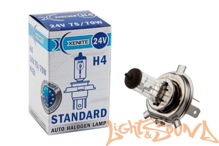 Xenite Standart H4 24V Галогенная лампа (1шт)