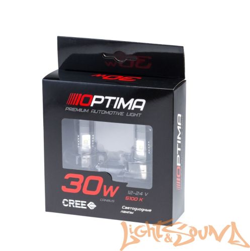 Optima Premium P21W CAN CREE, 5100K, 30W, 12V (Ba15S), 1шт