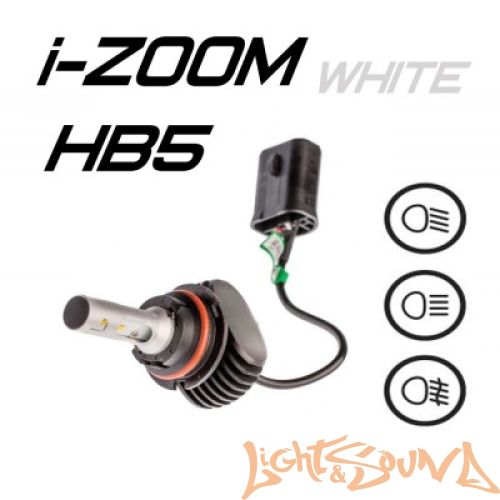 Светодиод головного света Optima i-Zoom HB5/9007 LED, Seoul-CSP, White, 9-32V (2шт)