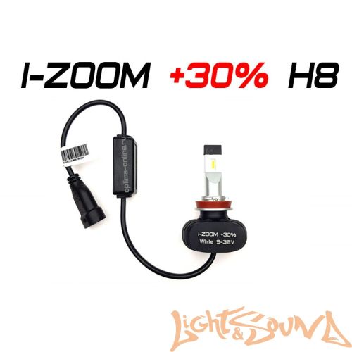 Светодиод головного света Optima i-Zoom H8 LED +30%, Seoul-CSP, White, 9-32V (2шт)