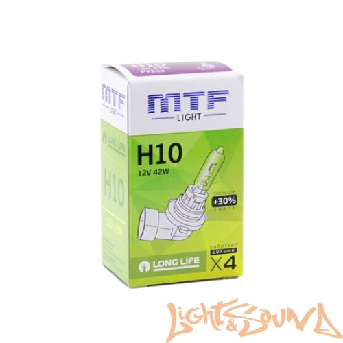 MTF Standart + 30% H10 12V 42W Галогенная лампа (1шт)