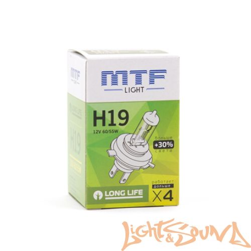 MTF Standart + 30% H19 12B 60\55Bт PU43t-3 Галогенная лампа (1шт)