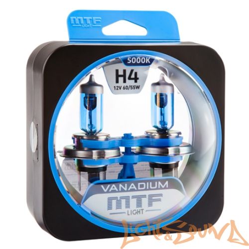 MTF Vanadium H4 12V 60/55W Галогенные лампы (2шт)