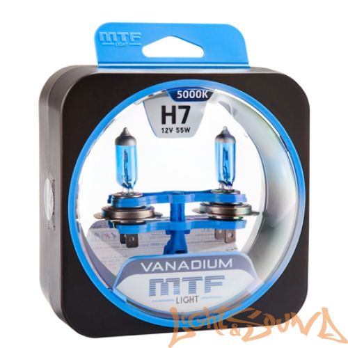 MTF Vanadium H7 12V 55W Галогенные лампы (2шт)
