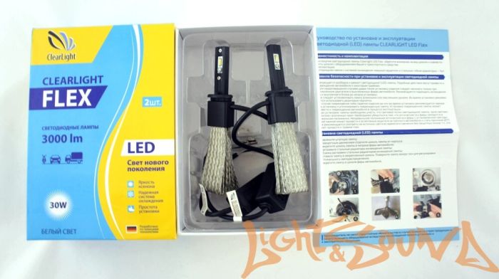 Светодиод головного света Clearlight LED Flex H1 3000 lm (2шт.)