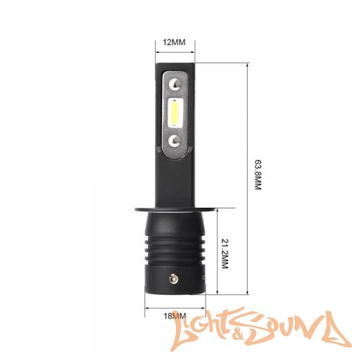 Светодиод головного света Optima LED QVANT H1, 12-24V (2шт)