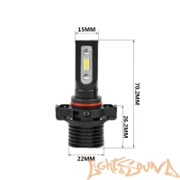 Optima LED QVANT H16EU/5202, 12-24V (2шт)