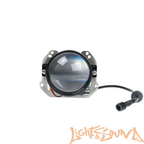 Бидиодная линза Optima Premium Bi-LED Lens Intellegent Series 3.0", под бленду 3.0" цвет белый, 1шт