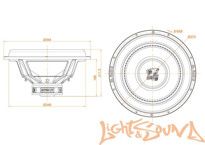 DL Audio Gryphon Lite 15 v.3 сабвуфер