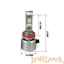  Optima Premium LED ПРОСПЕКТ H11, 80W, 12-24V, 5000K, 8000Lm (2шт)