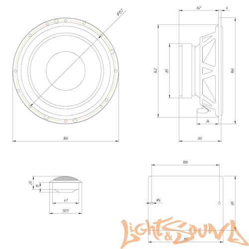 Oris Electronics Type 2 6.5" (16.5 см) 2-полосная компонентная акустическая система