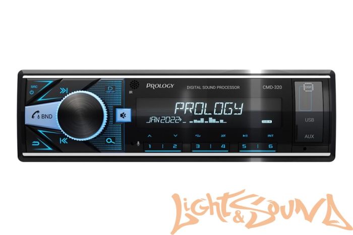 Prology CMD-320 4 х 55 Вт, FM/USB/BT ресивер с DSP процессором