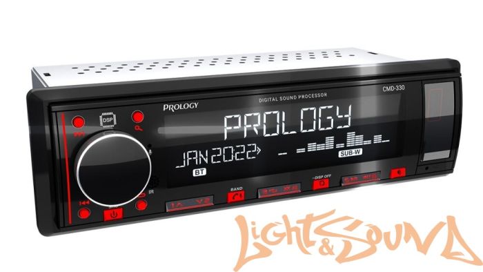 Prology CMD-330 4 х 55 Вт, FM/USB/BT ресивер с DSP процессором