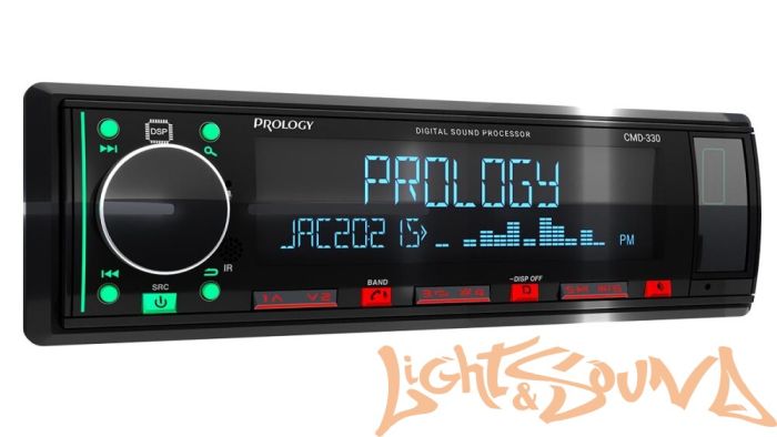 Prology CMD-330 4 х 55 Вт, FM/USB/BT ресивер с DSP процессором