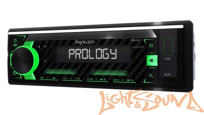 Prology CMX-235 4 х 55 Вт, FM / USB ресивер с Bluetooth и парковочной системой