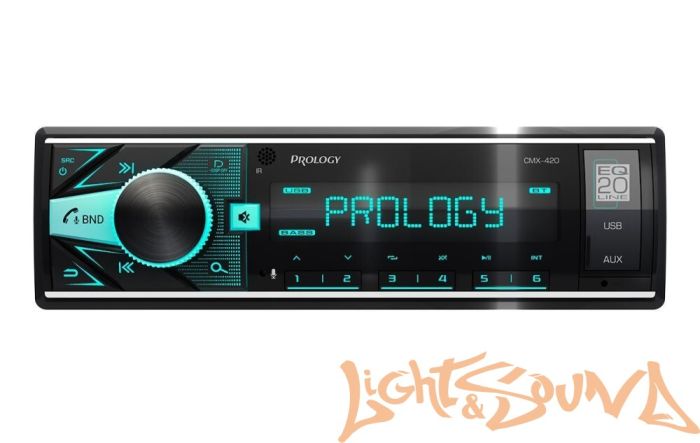 Prology CMX-420 4 х 55 Вт, FM / USB ресивер с Bluetooth