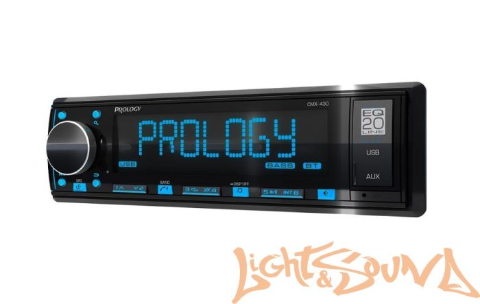 Prology CMX-430 4 х 55 Вт, FM / USB ресивер с Bluetooth