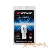 Optima MINI W5W (T10), CAN, CREE XB-D*6, 5500K, 12V, 1 шт