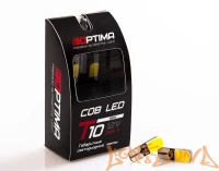 Optima Premium W5W T10 COB, 5100K, 12V (W2.1X9.5D), 2шт