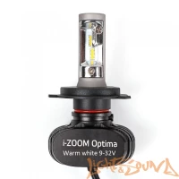 Optima i-Zoom H4 LED, Seoul-CSP, Warm White, 9-32V (2шт)