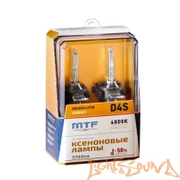 Ксеноновая лампа MTF Light D4S, ABSOLUTE VISION +50%, 3800lm, 4800K, 35W, 85V, 1шт