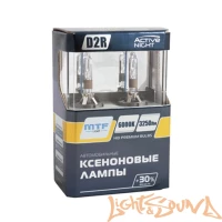 Ксеноновая лампа MTF light  Active Night +30%, D2R, 3250 lm, 6000k, 35w, 85v, 1шт