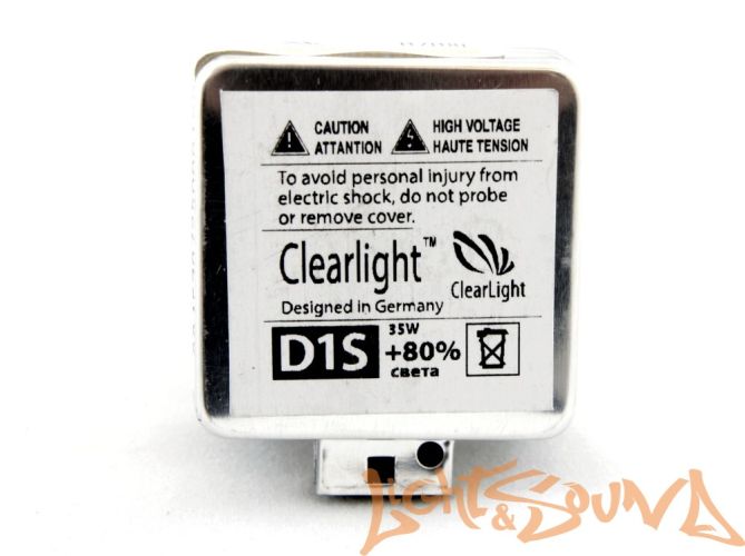 Ксеноновая лампа Clearlight Xenon laser light +80% 4300K D1S, 1шт