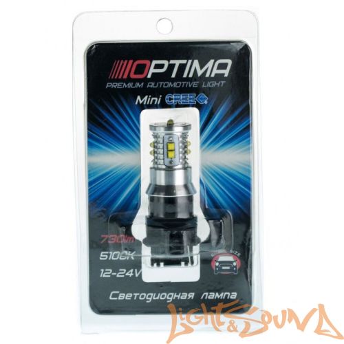 Optima Premium 3156, MINI CREE-XBD CAN, (белая), 50W, 12-24V, 1шт