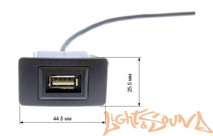 USB разъём в штатную заглушку для Honda