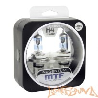  MTF ARGENTUM +130% H4, 12V, 60/55W Галогенные лампы (2 шт)