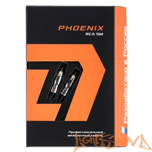 RCA (межблочный) кабель DL Audio Phoenix RCA 5 метров