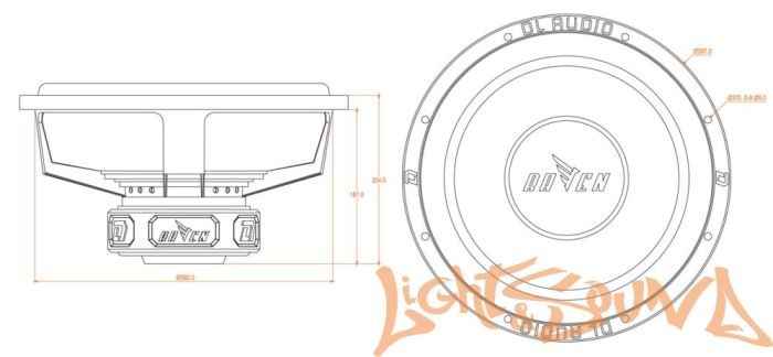 Сабвуфер DL Audio Raven 15