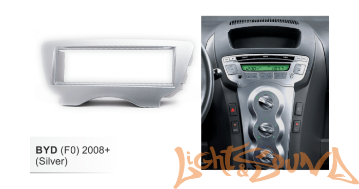 Переходная рамка для BYD F0 2008 - 1 din